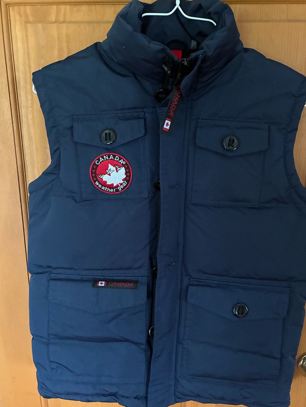 Kids Navy Puffer Vest